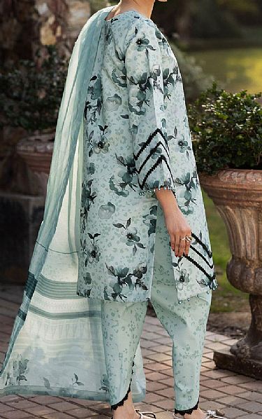 Alizeh Sea Mist Lawn Suit | Pakistani Lawn Dress in USA- Image 2