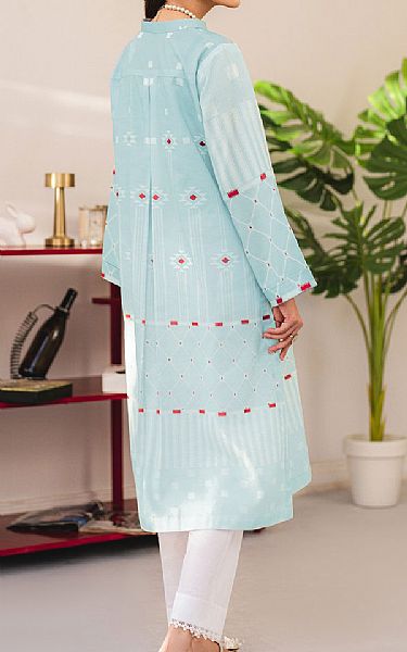 Alizeh Light Turquoise Lawn Suit (2 Pcs) | Pakistani Lawn Dress in USA- Image 2