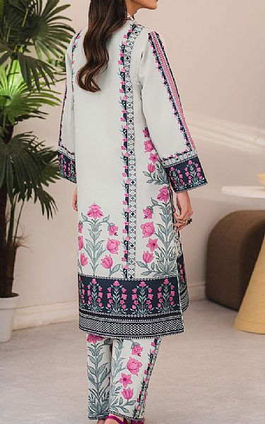Alizeh Grey Lawn Suit (2 Pcs) | Pakistani Lawn Dress in USA- Image 2
