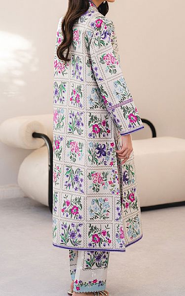 Alizeh Multicolor Lawn Suit (2 Pcs) | Pakistani Lawn Dress in USA- Image 2