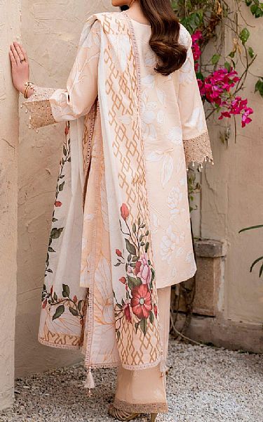 Alizeh Peach Lawn Suit | Pakistani Lawn Dress in USA- Image 2