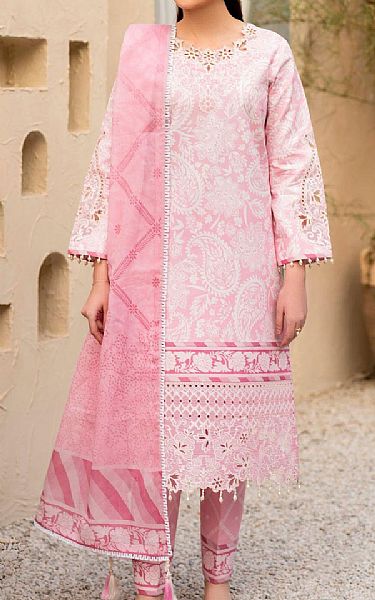 Alizeh Pink Lawn Suit | Pakistani Lawn Dress in USA- Image 1