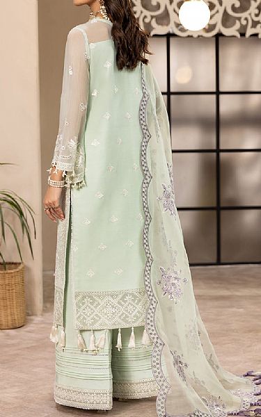 Alizeh Light Green Chiffon Suit | Pakistani Embroidered Chiffon Dresses- Image 2