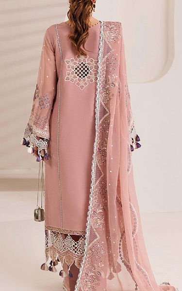 Alizeh Pink Chiffon Suit | Pakistani Embroidered Chiffon Dresses USA- Image 2