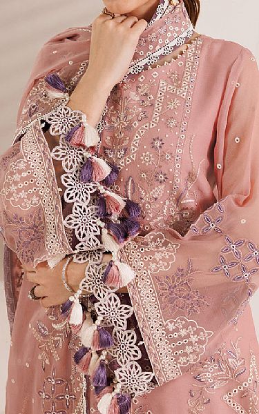 Alizeh Pink Chiffon Suit | Pakistani Embroidered Chiffon Dresses USA- Image 3