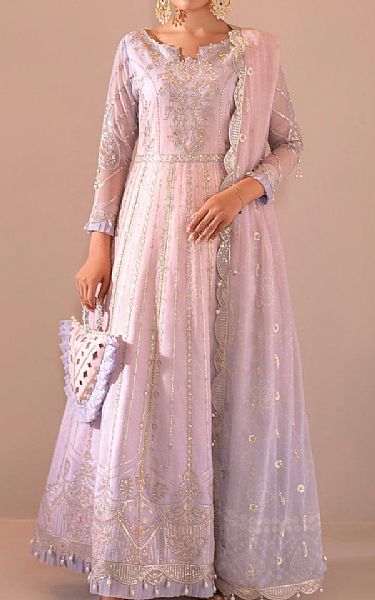 Alizeh Lilac Chiffon Suit | Pakistani Embroidered Chiffon Dresses USA- Image 1