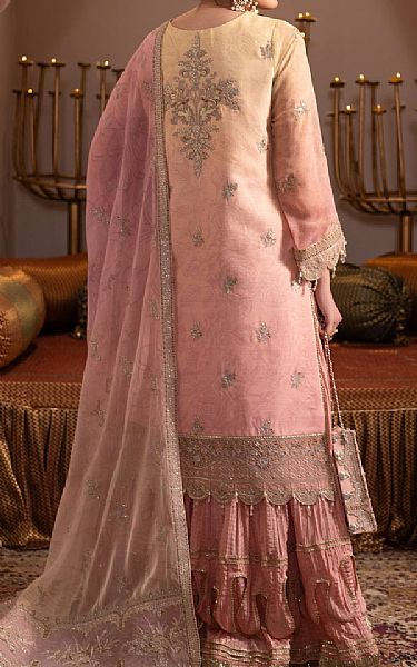 Alizeh Peach/Pink Chiffon Suit | Pakistani Embroidered Chiffon Dresses USA- Image 2