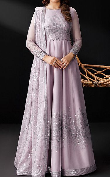 Alizeh Lilac Chiffon Suit | Pakistani Embroidered Chiffon Dresses USA- Image 1