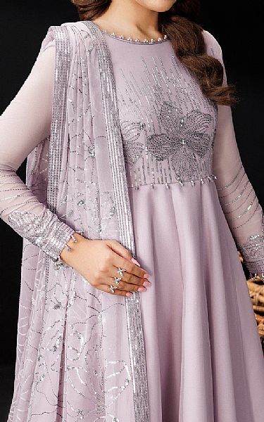 Alizeh Lilac Chiffon Suit | Pakistani Embroidered Chiffon Dresses USA- Image 3