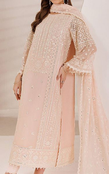 Alizeh Pale Pink Chiffon Suit | Pakistani Embroidered Chiffon Dresses USA- Image 3