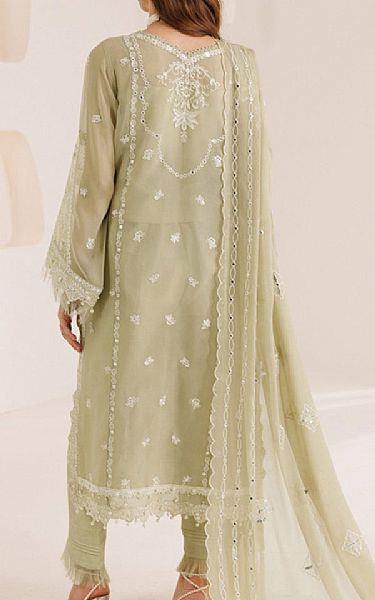 Alizeh Beige Chiffon Suit | Pakistani Embroidered Chiffon Dresses USA- Image 2
