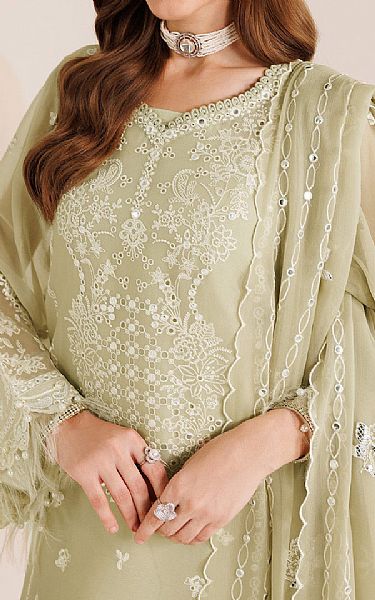 Alizeh Beige Chiffon Suit | Pakistani Embroidered Chiffon Dresses USA- Image 3
