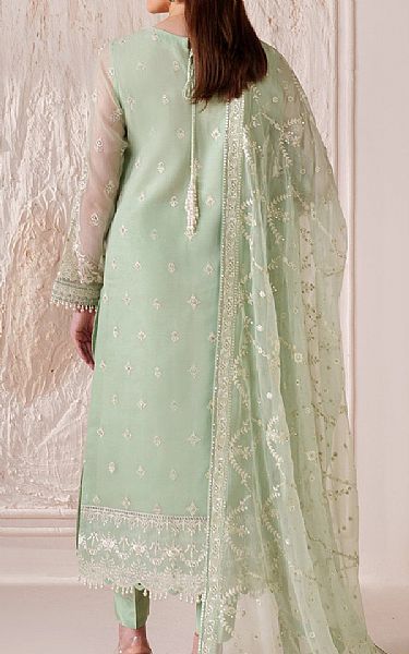 Alizeh Mint Chiffon Suit | Pakistani Embroidered Chiffon Dresses USA- Image 2