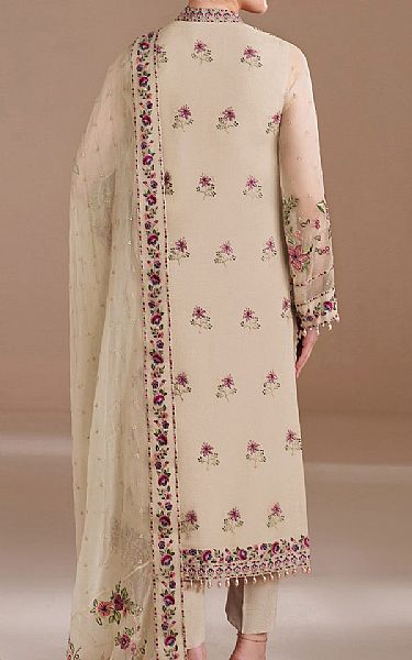 Alizeh Beige Chiffon Suit | Pakistani Embroidered Chiffon Dresses USA- Image 2