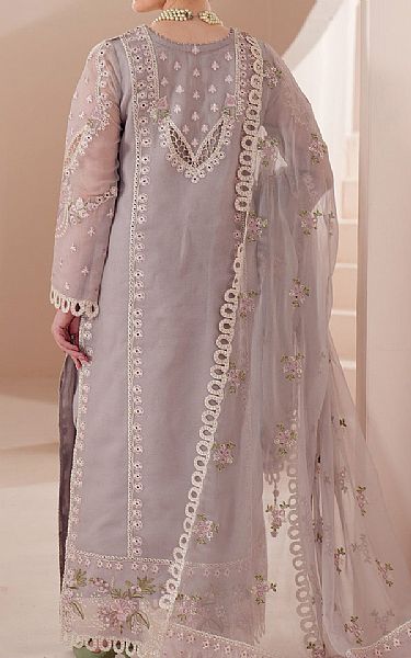 Alizeh Grey Chiffon Suit | Pakistani Embroidered Chiffon Dresses USA- Image 2