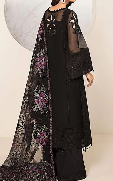 Alizeh Black Chiffon Suit | Pakistani Embroidered Chiffon Dresses USA- Image 2