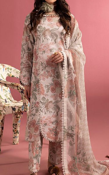 Alizeh Clam Shell Lawn Suit | Pakistani Lawn Suits- Image 1