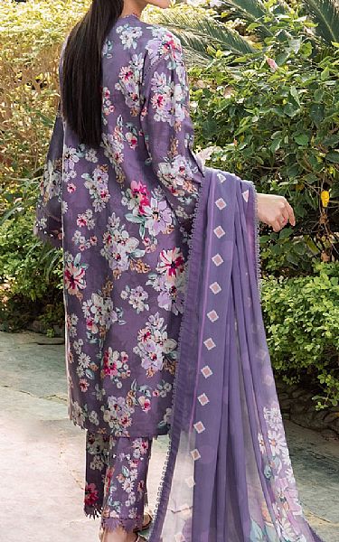 Alizeh Dusty Purple Lawn Suit | Pakistani Lawn Suits- Image 2