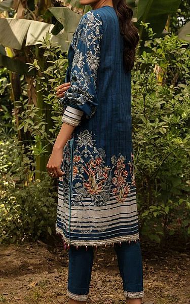 Teal Blue Lawn Kurti | Pakistani Dresses in USA