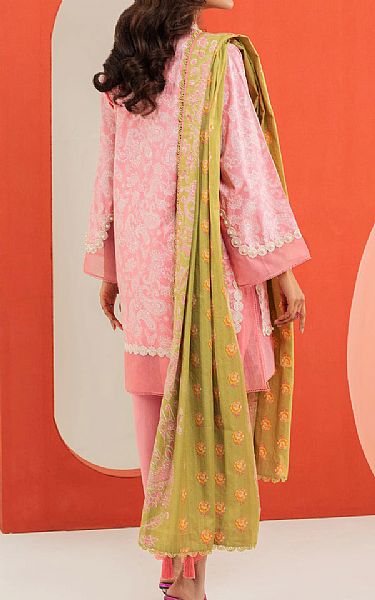 Alkaram Light Pink Cambric Suit (2 Pcs) | Pakistani Lawn Suits- Image 2
