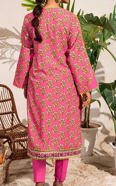 Alkaram Rosy Pink Viscose Suit (2 pcs) | Pakistani Lawn Suits- Image 2