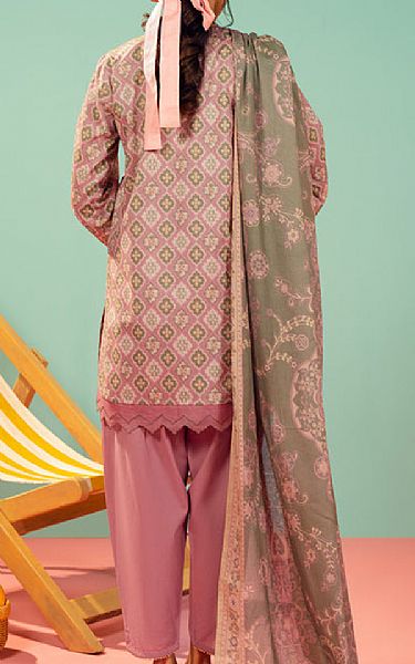 Alkaram Pink Lawn Suit | Pakistani Lawn Dress in USA- Image 2