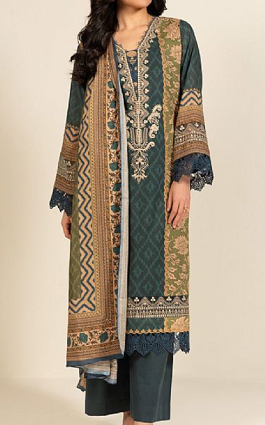 Alkaram Multi Lawn Suit | Pakistani Lawn Dress in USA- Image 1
