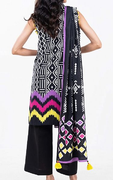Alkaram Black Khaddar Suit | Pakistani Winter Dresses in USA- Image 2
