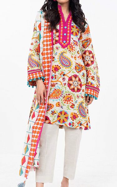 Alkaram Multi Khaddar Suit | Pakistani Winter Dresses in USA- Image 1