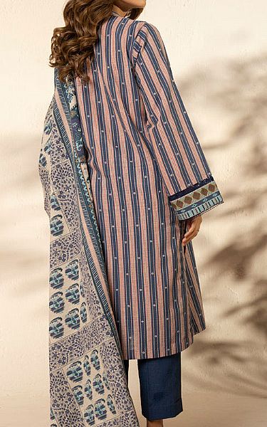 Alkaram Blue Khaddar Suit | Pakistani Winter Dresses in USA- Image 2