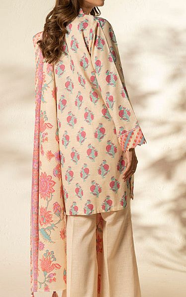 Alkaram Cream Khaddar Suit | Pakistani Winter Dresses in USA- Image 2
