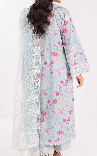 Alkaram Light Blue Lawn Suit | Pakistani Lawn Dress in USA- Image 2