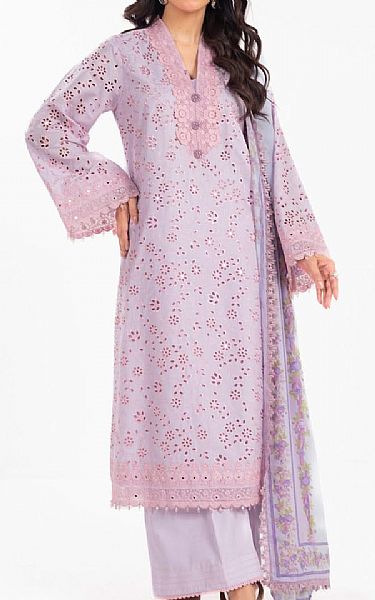Alkaram Lilac Lawn Suit | Pakistani Lawn Dress in USA- Image 1