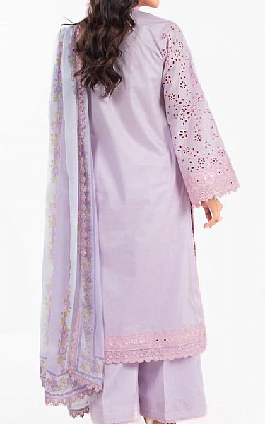 Alkaram Lilac Lawn Suit | Pakistani Lawn Dress in USA- Image 2