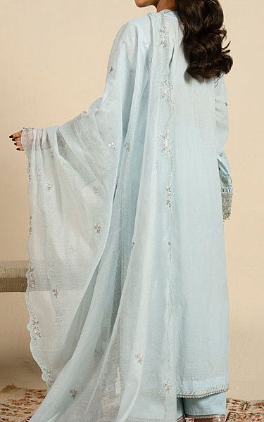 Alkaram Sky Blue Lawn Suit | Pakistani Lawn Dress in USA- Image 2