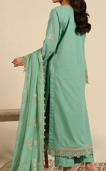 Alkaram Summer Green Lawn Suit | Pakistani Lawn Dress in USA- Image 2