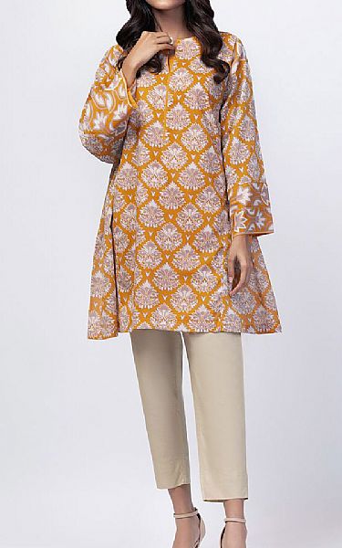 Orange Lawn Kurti | Pakistani Dresses in USA
