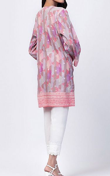 Alkaram Multi Color Lawn Kurti | Pakistani Dresses in USA- Image 2