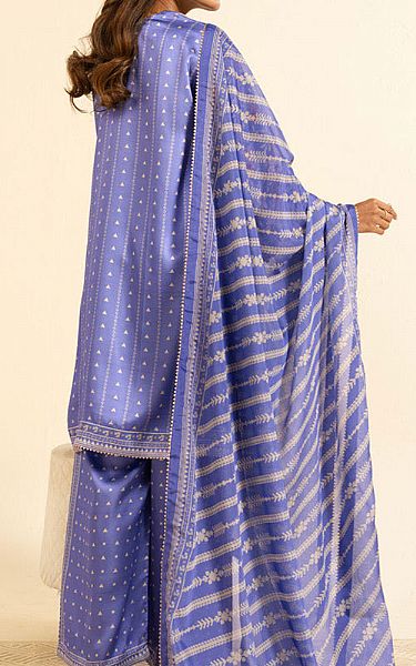 Alkaram Lavander Silk Suit | Pakistani Embroidered Chiffon Dresses USA- Image 2
