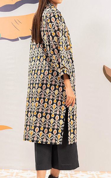 Alkaram Black Cambric Kurti | Pakistani Lawn Dress in USA- Image 2