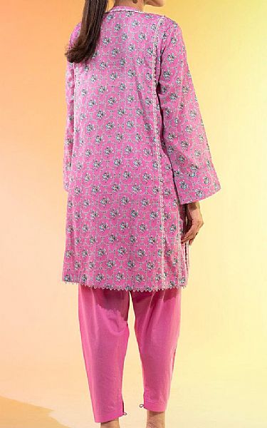 Alkaram Pink Lawn Kurti | Pakistani Lawn Dress in USA- Image 2