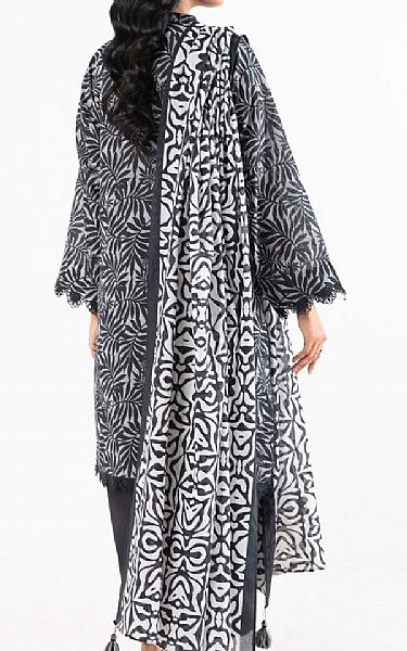 Alkaram Black Lawn Suit (2 pcs) | Pakistani Lawn Dress in USA- Image 2