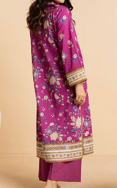 alkaram formal dresses Alkaram Cerise Pink Cambric Kurti