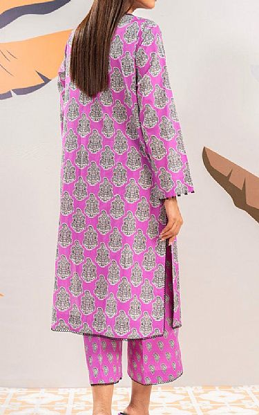 Alkaram Candy Pink Cambric Suit (2 Pcs) | Pakistani Lawn Dress in USA- Image 2