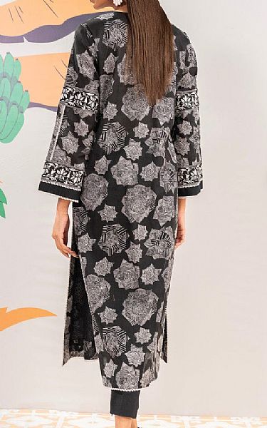 Alkaram Black Cambric Kurti | Pakistani Lawn Dress in USA- Image 2