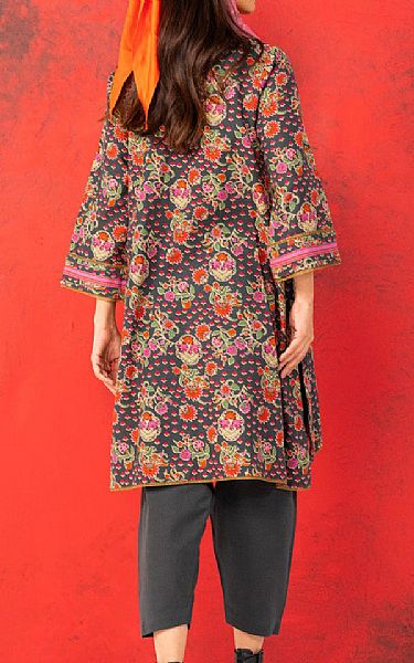 Alkaram Black Khaddar Kurti | Pakistani Winter Dresses- Image 2