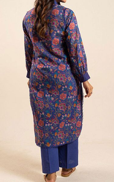 Alkaram Purple Lawn Kurti | Pakistani Lawn Dress in USA- Image 2