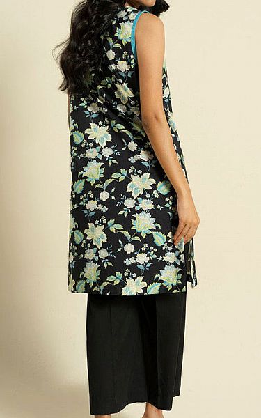 Alkaram Black Lawn Kurti | Pakistani Lawn Dress in USA- Image 2