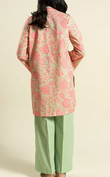 Alkaram Light Green Lawn Kurti | Pakistani Lawn Dress in USA- Image 2