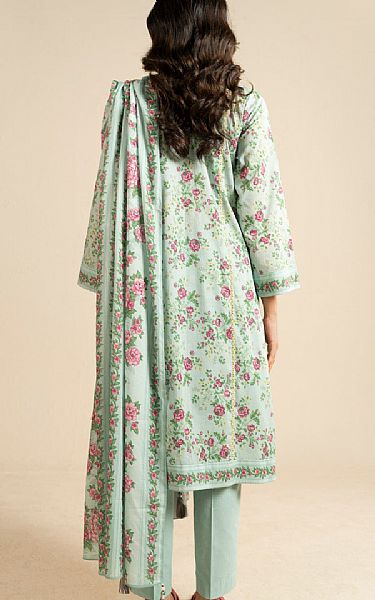 Alkaram Sea Mist Lawn Suit (2 pcs) | Pakistani Lawn Dress in USA- Image 2